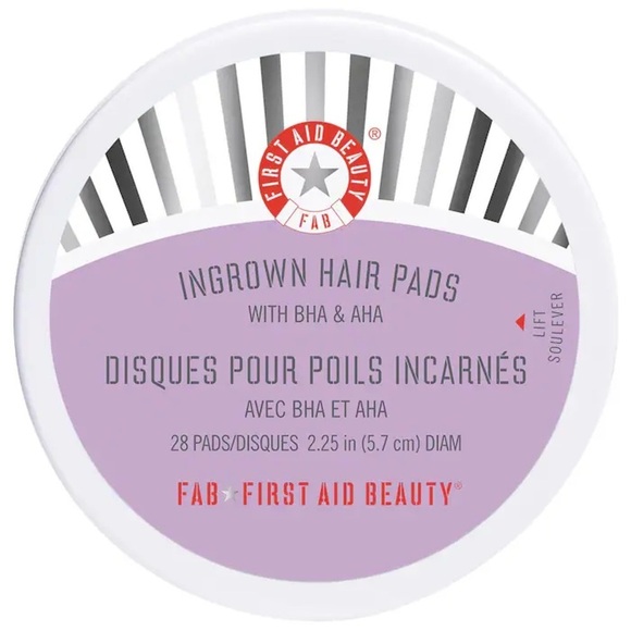 First Aid Beauty Ingrown Hair Pads with BHA & AHA - Picture 1 of 5